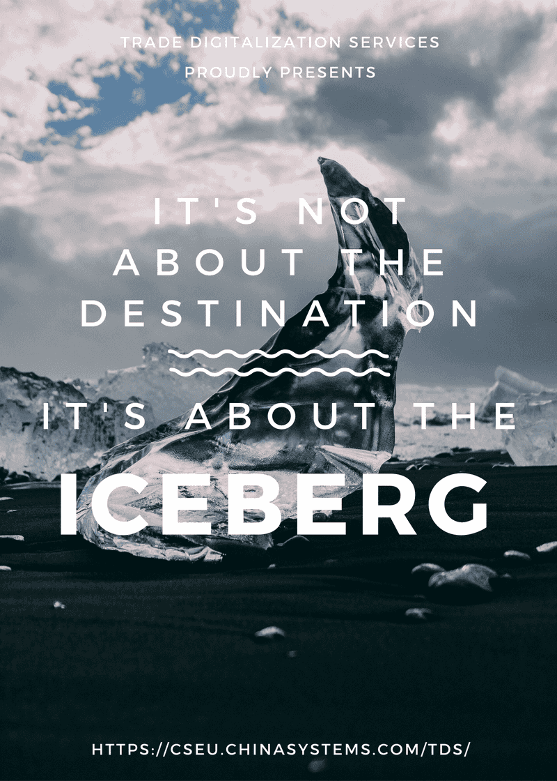 IT's not about the destination, it's about the ICEBERG!